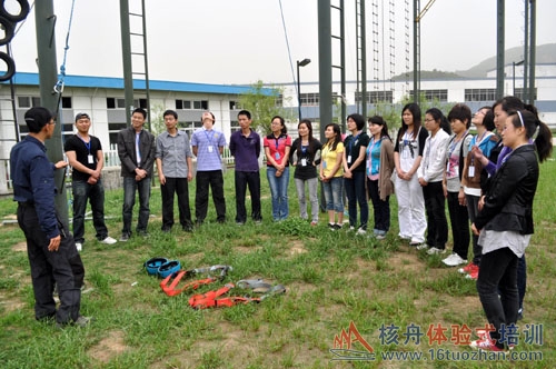 核舟拓展公司結(jié)果至上銷售訓(xùn)練營 空中單杠